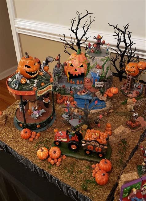 spooky village halloween decorations